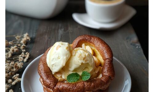 Baby Dutch Pancake / Yolkshire Pudding - Kue dari Madu, Telur, dan Tepung Terigu
