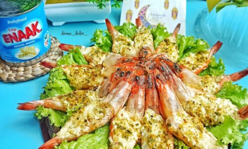 Baked Mayo Cheese Nori Prawn