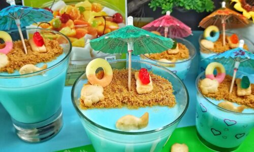 Beach Pudding Cup