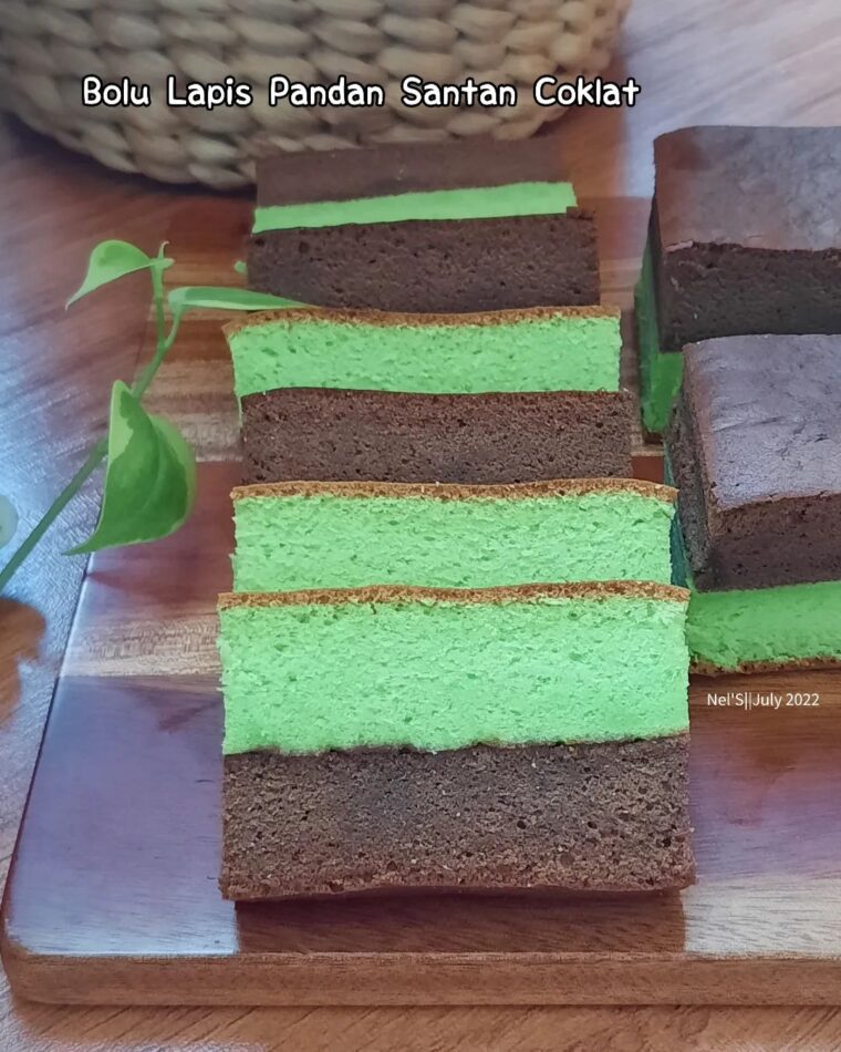 Resep Bolu Lapis Santan Pandan Coklat Dari rachelviann