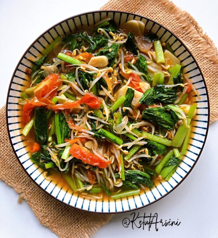 Resep Cah Sawi Hijau Kecambah Dari ketutarsini