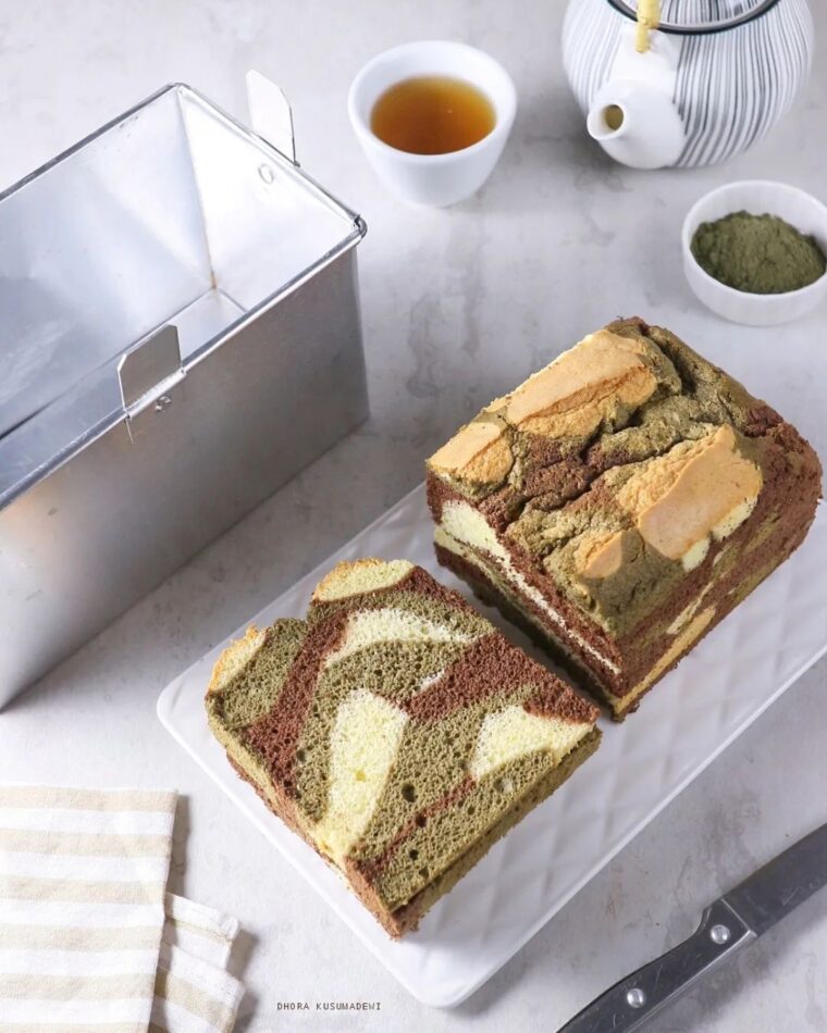 Resep Camouflage Chiffon Cake Dari dhora_kusumadewi