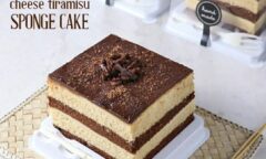 Resep Cheese Tiramisu Sponge Cake Dari dhora_kusumadewi