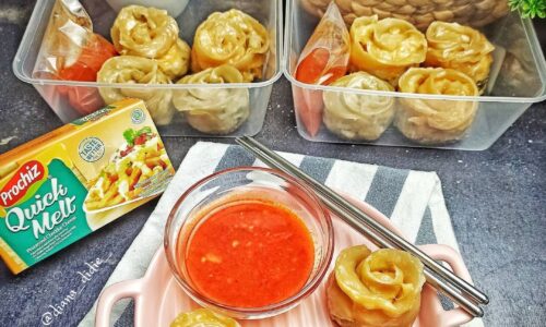 Crispy Rose Mandu (Korean Dumpling) - Masakan dari Ayam dan Bayam