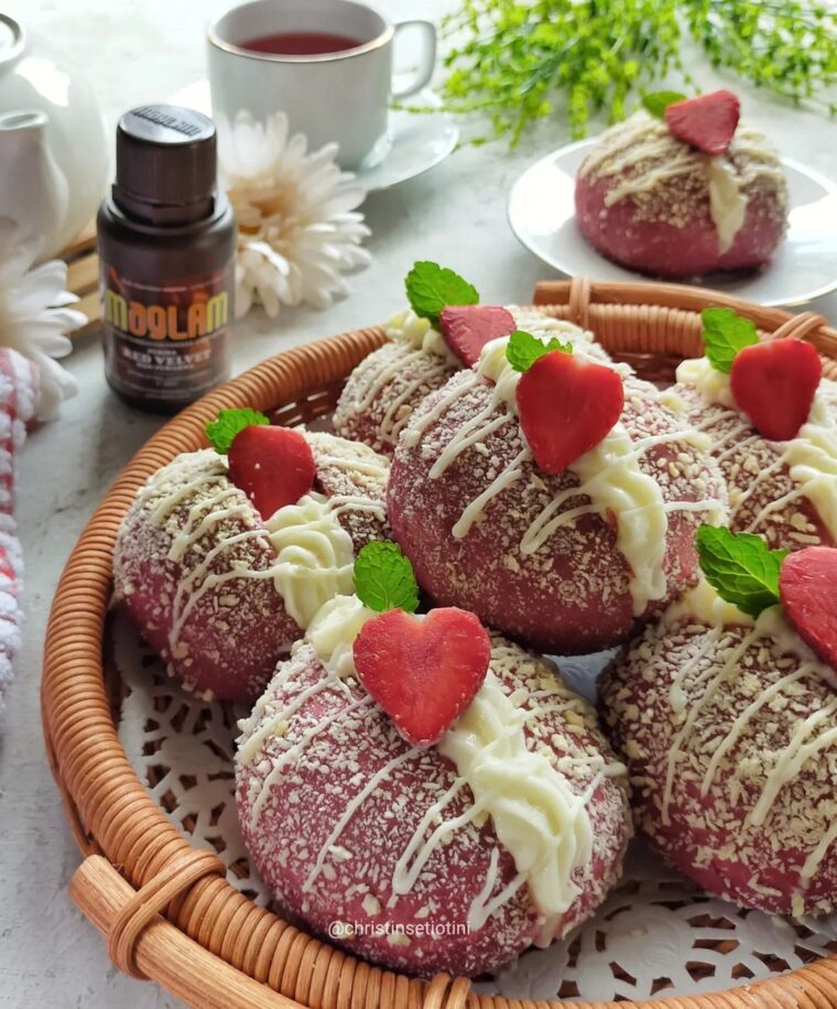 Resep Crunchy Red Velvet Bread Dari christinsetiorini