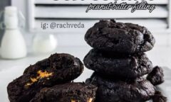 Resep Double Chocolate Soft Cookies With Peanut Butter Filling Dari rachveda
