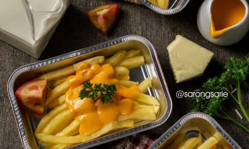 French Fries With Cheese Sauce - Masakan dari Keju