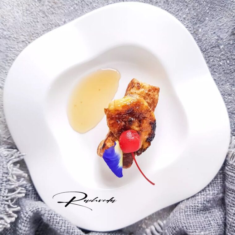 Resep French Toast With Caramelized Banana Dari rachveda