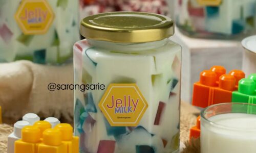 Jelly Milk - Kue dari Leci