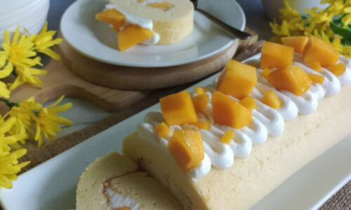Mango Swiss Roll
