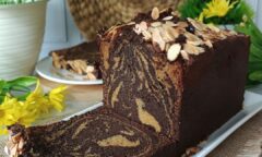 Resep Marble Choco Almond Cake Dari elvynnofianti
