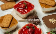 Resep Mini Cheesecake Dessert Box Dari sarongsarie