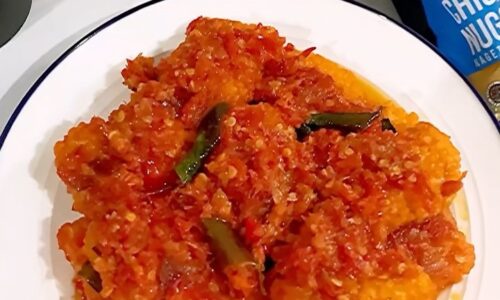 Nugget Balado Viral Daun Jeruk