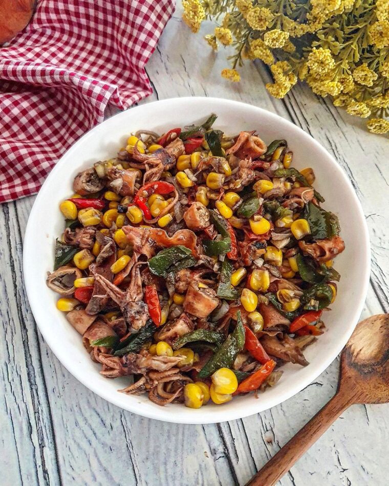 Resep Oseng Jagung Cumi Asin Dari yscooking