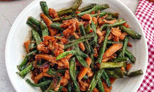 Oseng Kacang Panjang Ayam Kecap