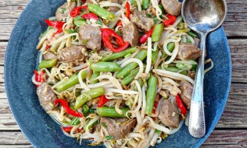 Oseng-oseng Tauge Bakso