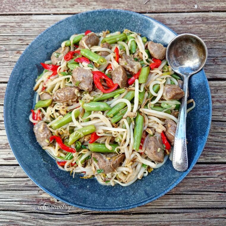 Resep Oseng-oseng Tauge Bakso Dari ichasavitry