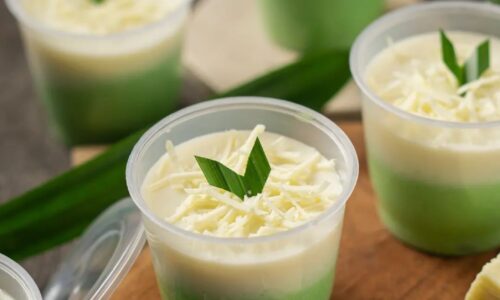 Pandan Cake Cheese Vla