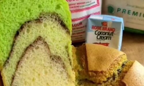 Pandan Chiffon Cake Gluten Free