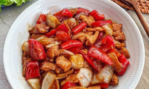Paprika Ayam Saus Lada Hitam - Masakan dari Paprika
