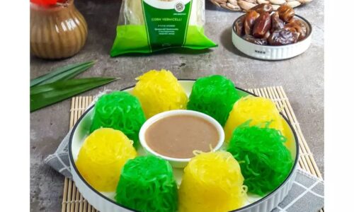 Petulo Bihun Saus Kurma - Kue dari Durian