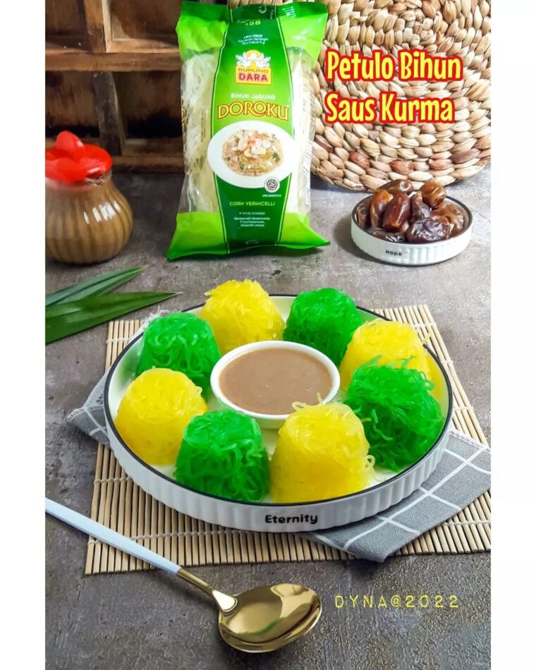 Resep Petulo Bihun Saus Kurma Dari dapur_dyna