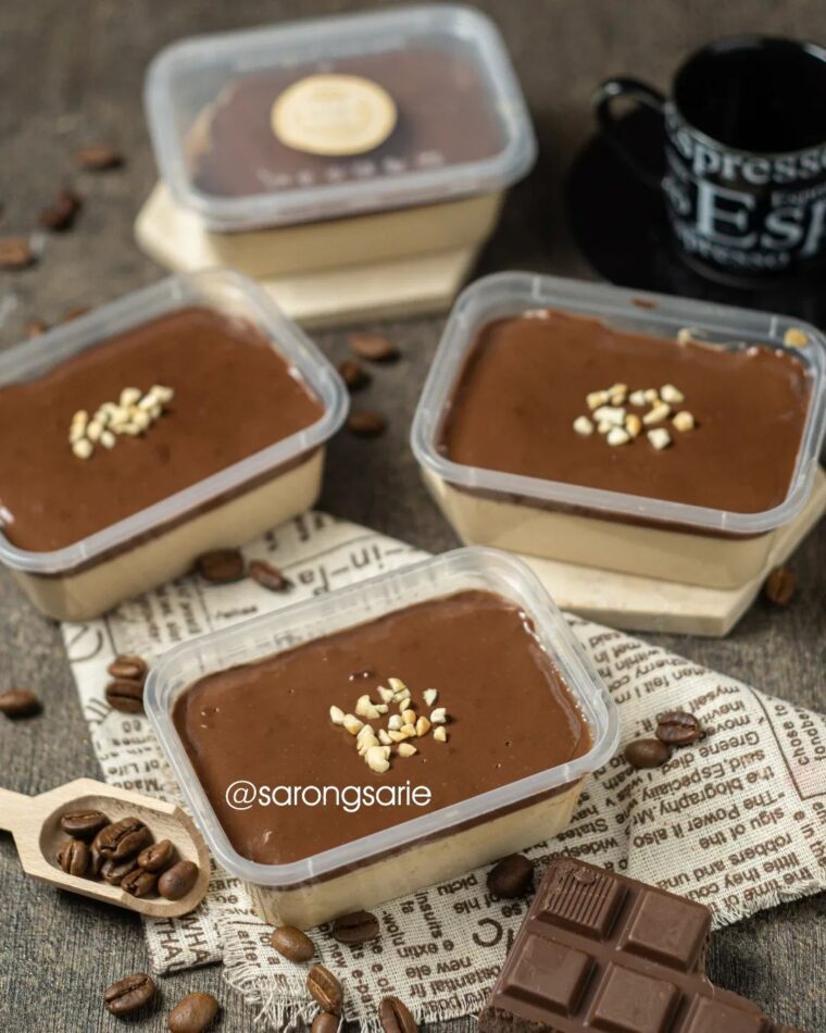 Resep Pudding Kopi Vla Coklat Dari sarongsarie