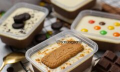 Resep Puding Coklat Vla Vanila Dari sarongsarie