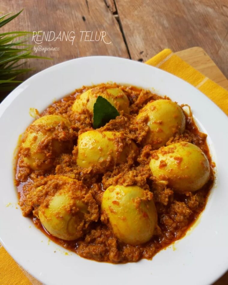 Resep Rendang Telur Dari aguswatis