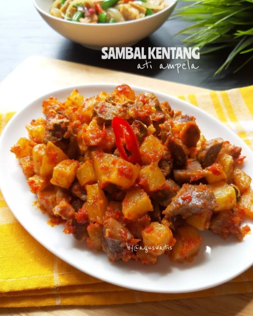 Resep Sambel Kentang Ati Ampela Dari Aguswatis