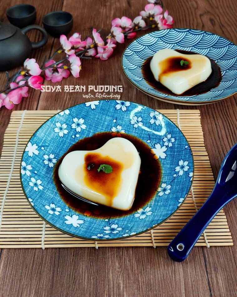Resep Soya Bean Milk Pudding Dari rosita_kitchendiary