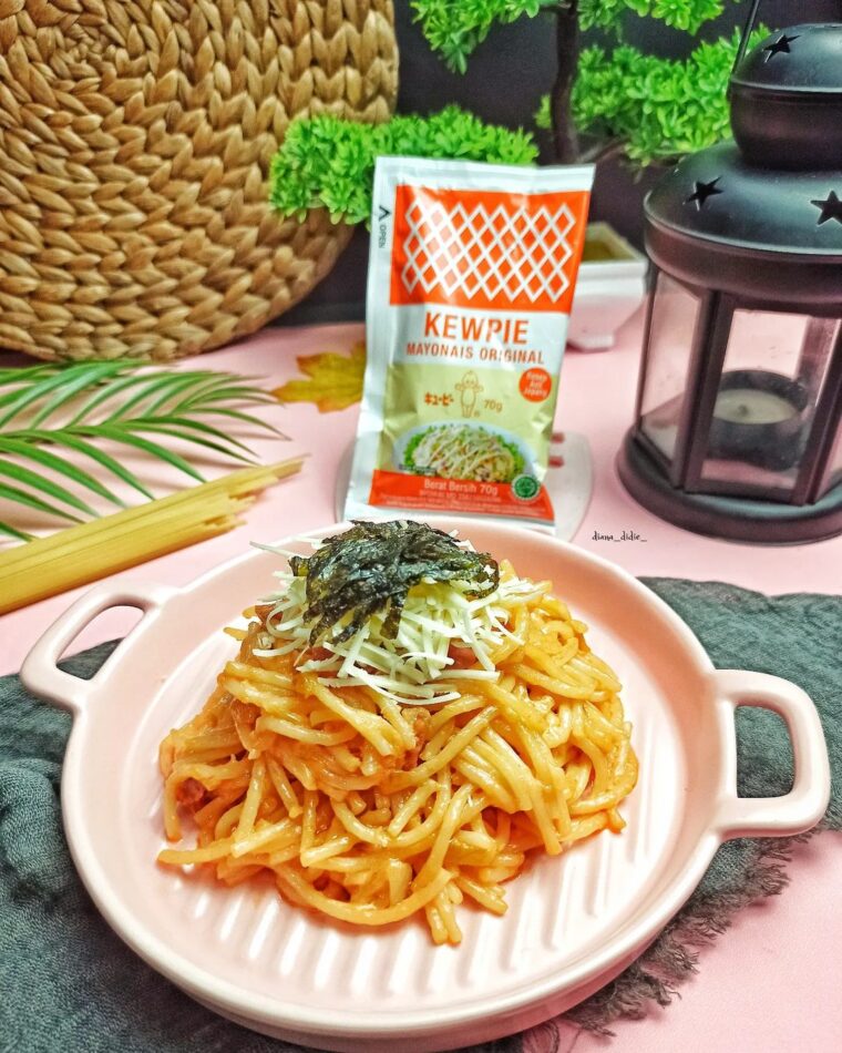 Resep Spaghetti Lumer Mentai Mayo Ala Kewpie Dari diana_didie_