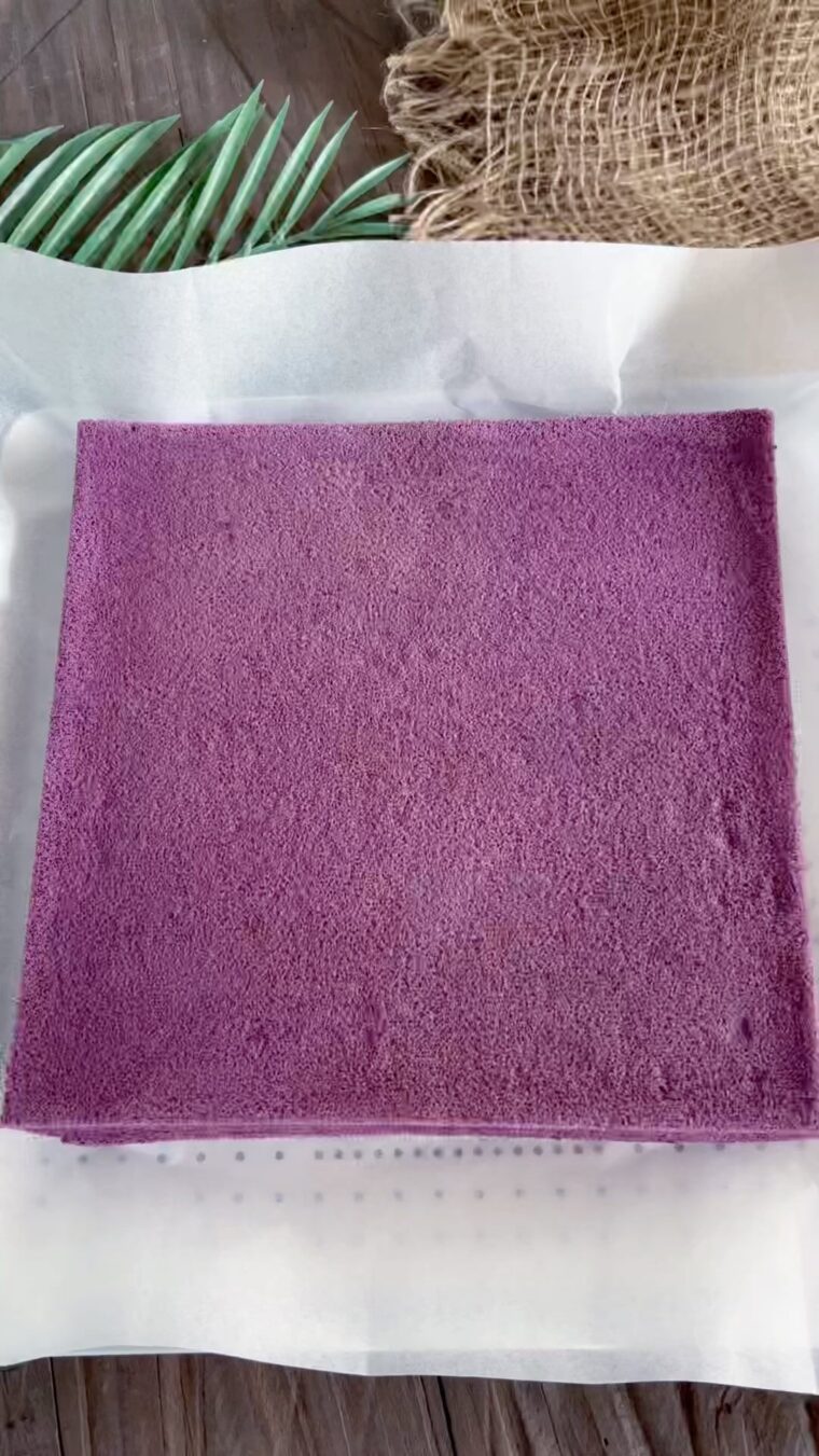 Resep Taro Cheese Rollcake Dari liuin85