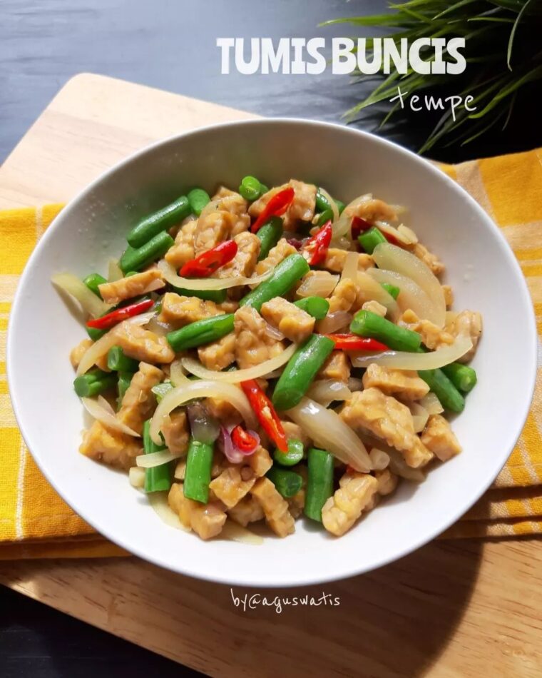 Resep Tumis Buncis Tempe Dari aguswatis