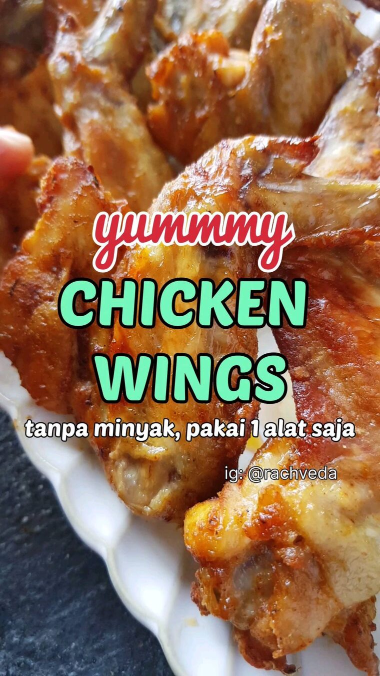 Resep Air Fryer Chicken Wings Dari rachveda