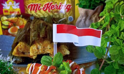 Arem-arem Mi Burung Dara - Masakan dari Ayam, Mie, dan Telur