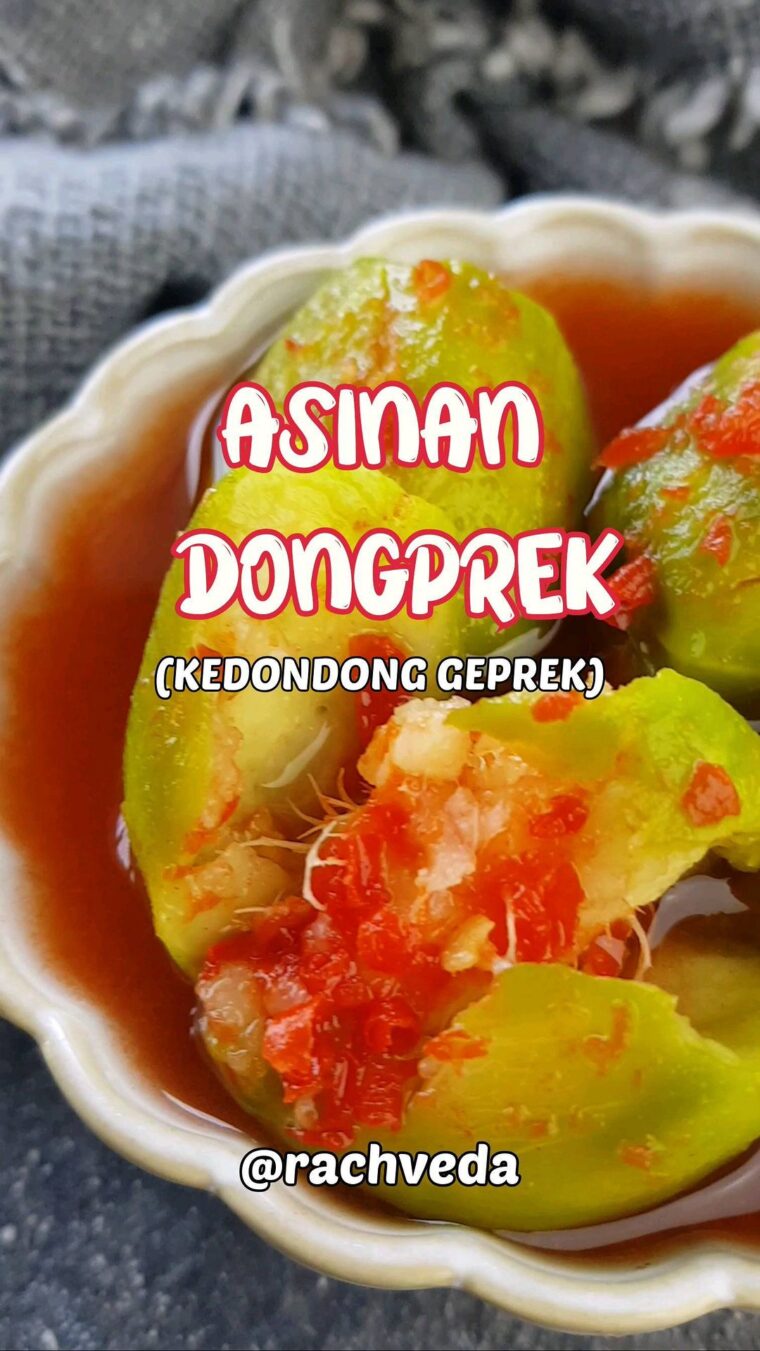 Resep Asinan Dongprek (Kedondong Geprek) Dari rachveda