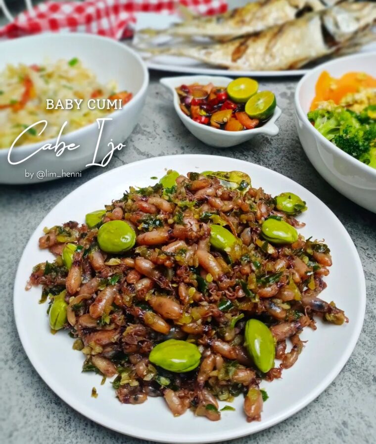 Resep Baby Cumi Cabe Ijo Dari lim_henni