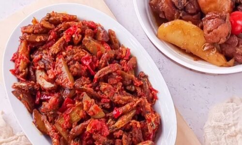 Balado Jengkol Ikan Bilis