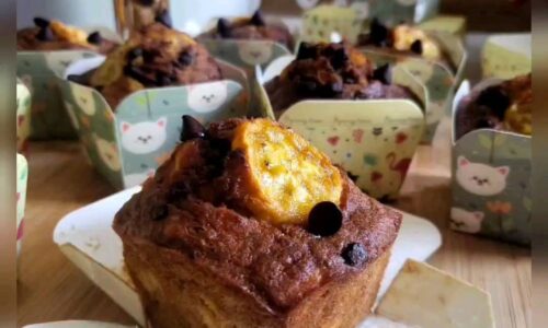 Banana Cake Air Fryer - Kue dari Pisang, Telur, dan Tepung Terigu