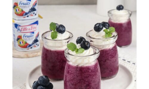Blueberry Yoghurt Pudding - Kue dari Blue Berry