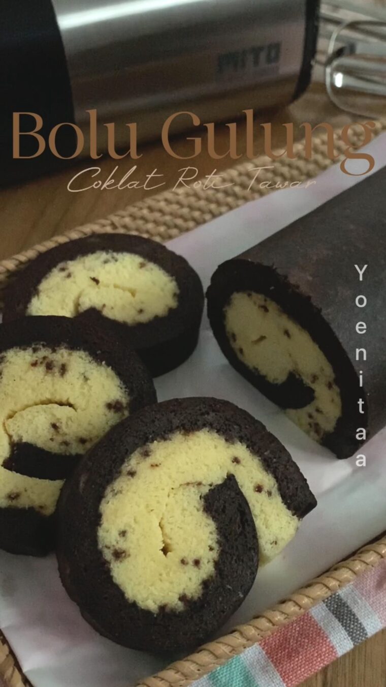 Resep Bolu Gulung Coklat Roti Tawar Dari yoenitaa