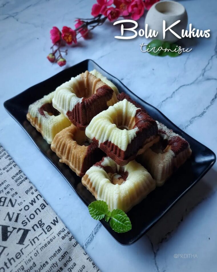 Resep Bolu Kukus Tiramisu (Mini) Dari pr.ditha