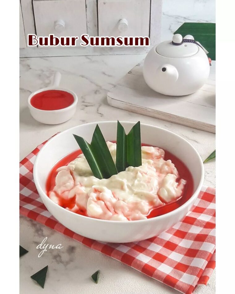 Resep Bubur Sumsum Saus Merah Dari dapur_dyna