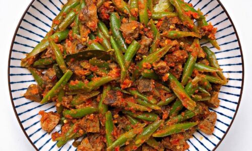 Buncis Hati Ayam Balado