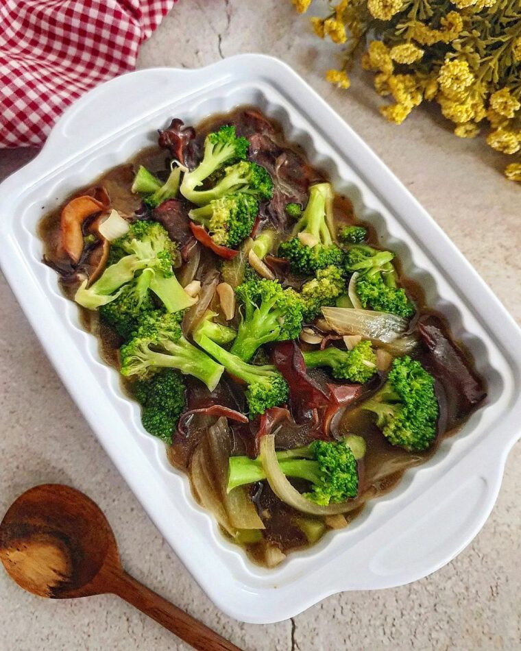 Resep Cah Brokoli Jamur Kuping Dari yscooking