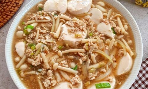 Cah Tofu Jamur Shimeji