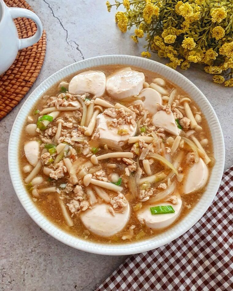 Resep Cah Tofu Jamur Shimeji Dari yscooking