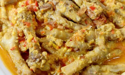 Ceker Kari Pedas - Masakan dari Ceker