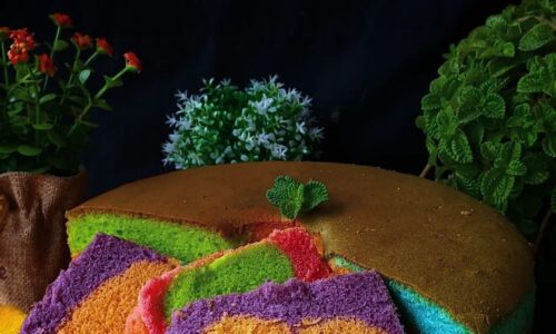 Chiffon Rainbow Cake